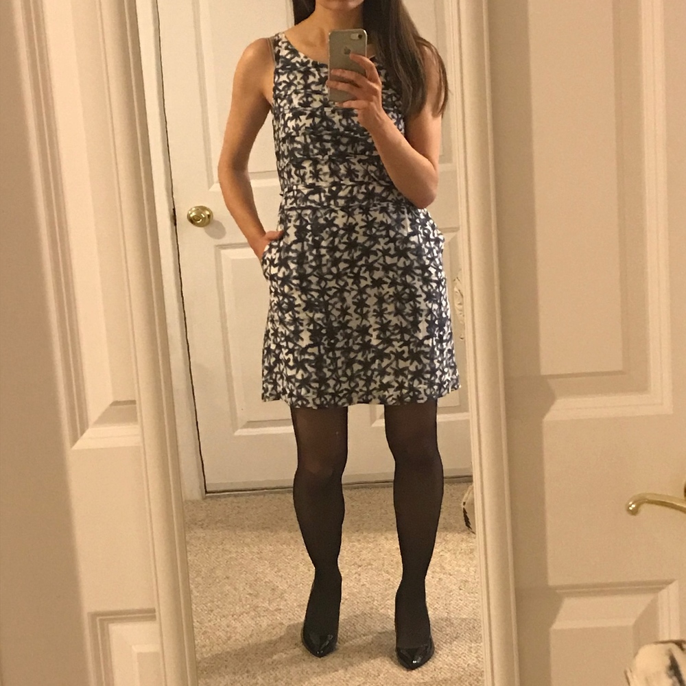 J.Crew Boat Neckline Sheath Dress with Pockets